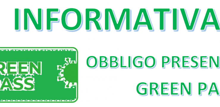 INFORMATIVA OBBLIGO GREEN PASS